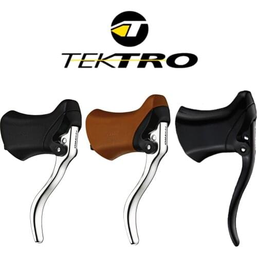 TEKTRO RL340 320g/Pair Racer Road Bike Aluminum Aero Lever Quick Release Mechanism with Rubber Hood 23.8 & 24.2mm Handlebar