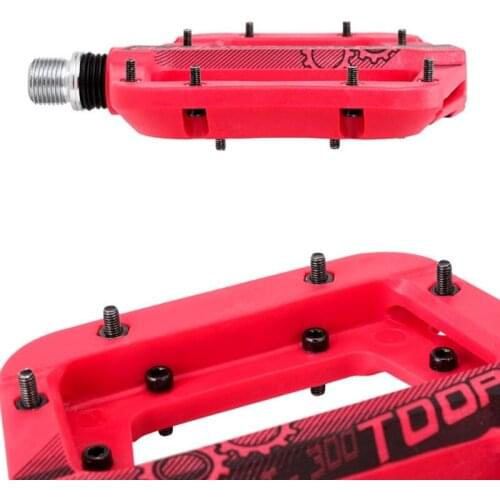 TOOPRE Colorful Bicycle Pedal Bearing Riding Ultralight Nylon fiber Electroplating Hollow Bicycle Accessories