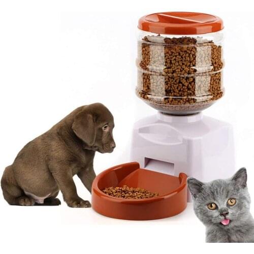 5.5L Large Capacity Recordable Automatic Timing Feeder Feeding Machine for Cats Dogs Automatic Pet Feede Cat Feeder Automatic