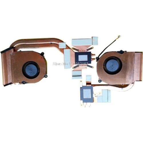 4PIN CPU GPU FAN&Heatsink For CLEVO N850EP N857EP 6-31-N85E2-101 6-31-N85E2-201 6-31-N87PN-6A1 6-31-N87PN-6B1 DFB601205V20T FKLW