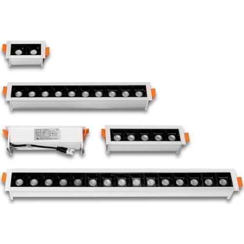 Embedded Creative LED Downlight 4W 10W 20W 30W Line Recessed Ceiling Lamp 110V 220V Bedroom Kitchen Indoor LED Spot Lighting