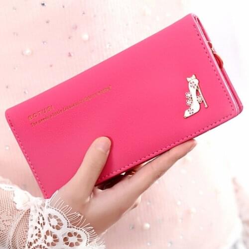 Women Wallets Nice Lady Purse Handbags Zipper Coin Purse Long Clutch Women Wallet Cards Holders Good Quality Moneybag Burse Bags
