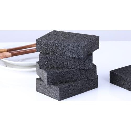 1/4 pcs Descaling Rub Pot Emery Sponge Eraser Nano Melamine Pot Brush For Removing Rust Kitchen Tool Sponge Cleaning Brush