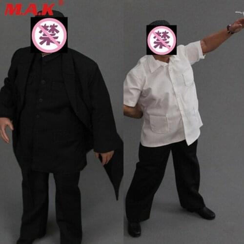 1/6 nater bear Toys DIY Peoples uniform suit clothes Set F 12" Fat Male Body in stock