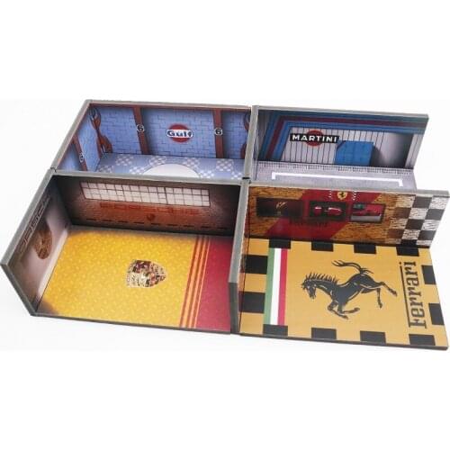 1:64 Diorama Parking Single Garage Model Car Display