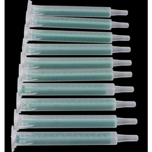 10pcs Resin AB Glue Static Mixer Mixing Tube Mixing Nozzle Syringe Set 83mm for Two Component Liquid Mixing Machine AB Glue Gun