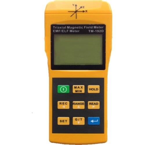 3-Axis High Precision EMF Electromagnetic Magnetic Field Gauss Meter Tester 30~2000HZ With Datalogger Measuring Instrument
