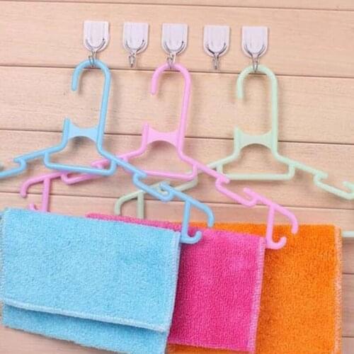 6pcs Strong Adhesive Traceless Hook Kitchen Bathroom Wall-Mounted Towel Hanger Ceramic Tile Glass Stick Hook Holder