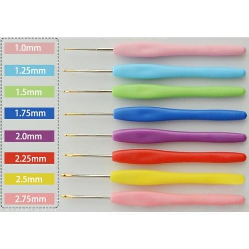 Knitting Needles Aluminum Ergonomic Crochet Needle 2.5-6.0mm 8 Pcs Sewing Needles Sweater Needle Knitting Tool Crochet Hooks Set