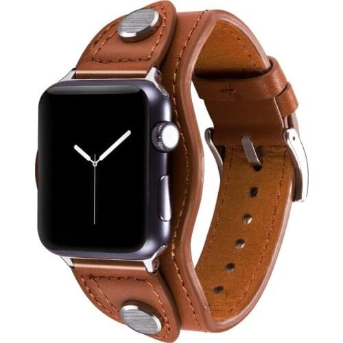 Watch Accessories strap for apple watch band 44mm 40mm 42mm 38mm iwatch correa series 5/4/3/2/1 Genuine Leather bracelet