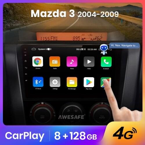 AWESAFE PX9 For Mazda3 Mazda 3 2004 2005 2006 2009 Car Radio Multimedia Video Player Navigation GPS No 2 din 2din DVD Android 10