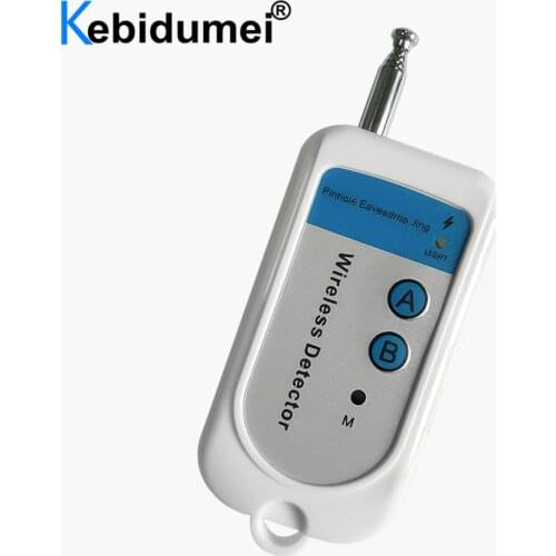 Kebidumei Wireless Signal Rf Detector Tracer Mini Camera Finder Ghost Sensor 100-2400 Mhz Gsm Alarm Device Radio Frequency Check