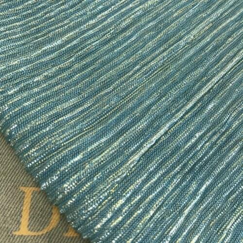 2 meters 150cm 59" width green shiny ultra-fine pleated accordion mesh tulle fabric evening dress clothes materials MM446