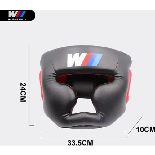 Adults Women Men Boxing Helmets MMA Muay Thai Sanda Karate Taekwondo Head Gear Protector Suit for Head Circumference 52-60CM