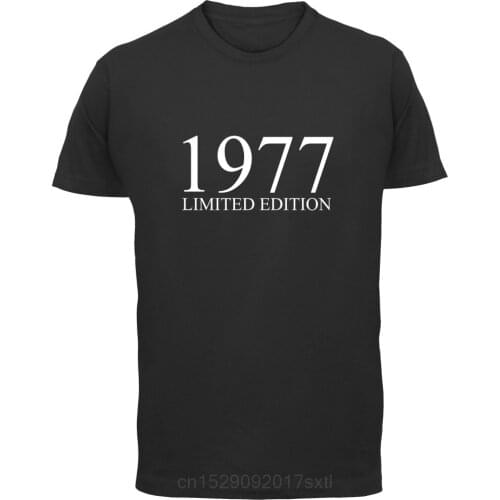 Limited Edition 1977 - Mens T-Shirt - 13 Colours - 39th Birthday - Present-Gift Print T Shirt Mens Short Sleeve Hot Tops Tshirt