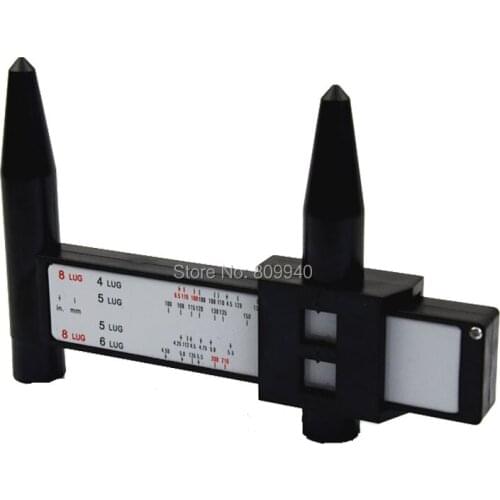 WHEEL PCD GAUGE PCD caliper ruler RIM WHEEL 4,5,6,8 BOLT CIRCLE GAUGE WHEEL BOLT PATTERN TOOL