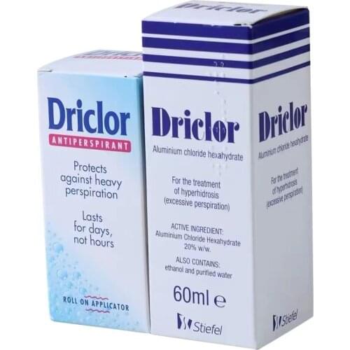 Hot Selling Kingdom Original 60ml/20ml Driclor Ball Long-lasting Deodorant Lotion For Hand Leg