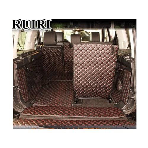 Best quality! Special trunk mats for Land Rover Discovery 4 2016-2010 7 seats durable boot carpets cargo liner mat,Free shipping