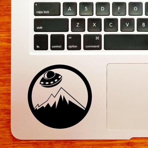 UFO Over Mountain Laptop Sticker for Apple MacBook Pro 16" Air Retina 11 12 13 15 inch Mac Book 14" Notebook Skin Trackpad Decal