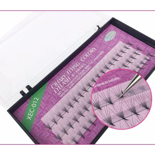 Natural 6d Easy fans eyelashes Faux Mink Austomatic Flowering Fans Volume lashes for Grafting eyelash extension Eye Makeup