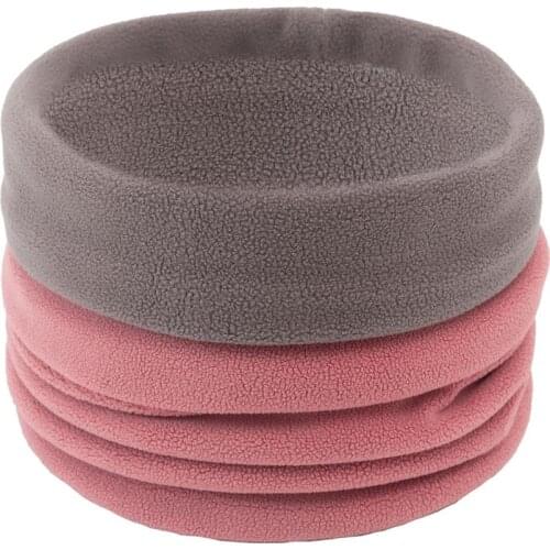 New 2020 Winter Men Women Scarf Solid Plush Ring Scarf Adult Thick Scarves Children Wool Collar Warm Plus Velvet Neck Scarves