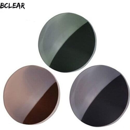 BCLEAR 1.49 Men and Women Myopia Presbyopia Polarized Sunglasses Lenses Brown Grey Green Sun Glasses for Driving Sun Lens