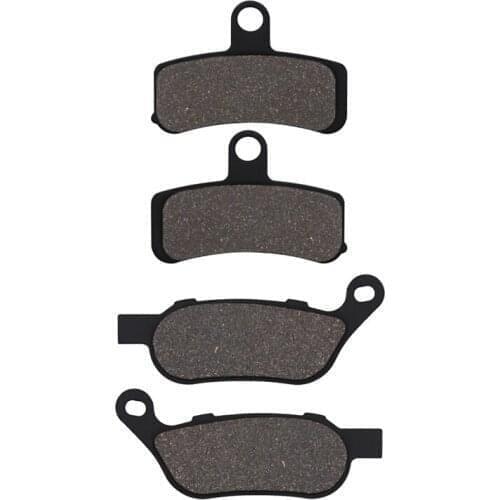 Motorcycle Front Rear Brake Pad for Harley Dyna Super Wide Glide FXD Fat Boy FLSTFB Heritage Softail Slim Deluxe FLSTN FLSTC FLS