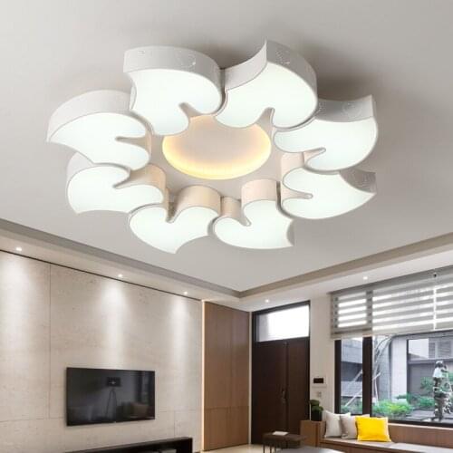 Simple atmosphere living room modern master bedroom LED lamp warm and romantic restaurant corridor remote ceiling lamp LO873