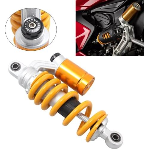 Motocycle Gold Adjustable Air Shock Absorber Gas Rear Suspension For Honda Msx 125 Grom Electric Monkey Cafe R9t Bobber Chopper