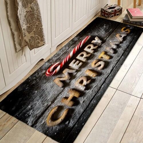 Christmas Rug 3D RUG Hallway Carpets and Rugs for Bedroom Living Room Carpet Kitchen Bathroom Anti-Slip Floor Mats 3D Mat