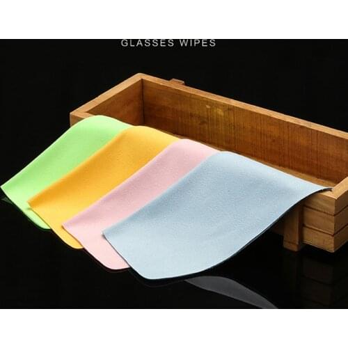 5 pcs/lots High quality Chamois Glasses Cleaner 150*175mm Microfiber Glasses Cleaning Cloth For Lens Phone Screen Cleaning Wipes