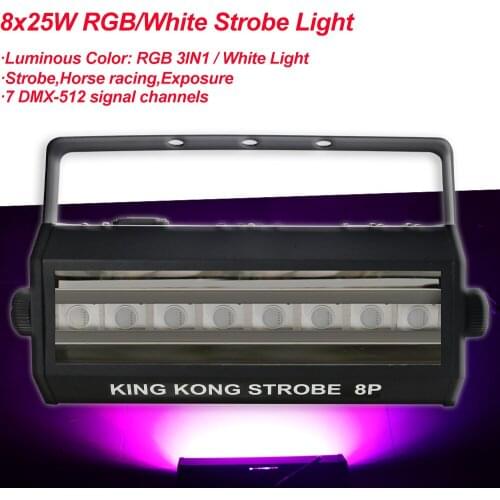 LED Dyeing Flashing Strobe 3IN1 Stage Effect Lights Good For DJ Disco Birthday Parties Wedding/Christmas Decoration Clubs Bar