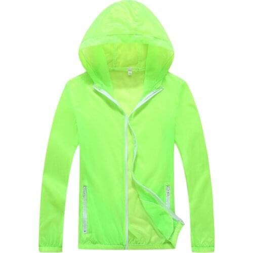 Unisex Fashion Slim Fishing Coat UV Coat Clear Sunscreen Clothing Plus Size Long Sleeve Casual Women Men Fishing Jacket