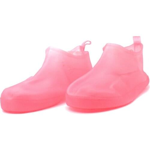 Waterproof Reusable Rain Shoes Covers Rubber Watertight Slip-resistant Rain Boot Overshoes Men & Women Shoes Accessories