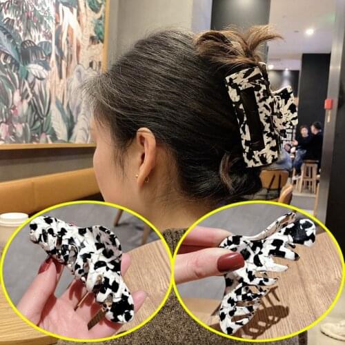 Hair Claws Luxury Clip Square Geometric Acetate Hair Crabs Hair Clamps For Hair Styling