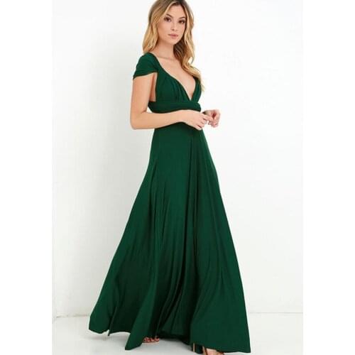 2021 Summer Boho Bandage Party Wedding Beach Dress New Plus Size High Waist Clothing Elegant Solid Colors Maxi Dresses for Women