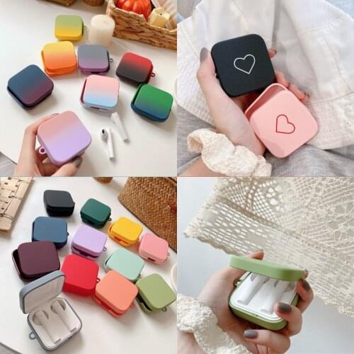 Hard shell Gradient Color Protective Earphone Case for Xiaomi Air 2 SE Bluetooth Headphones Boxs Candy colors Shockproof Cover