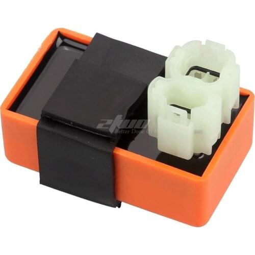1Pc Motorcycle Universally Modified Orange AC Without Speed Limit 6-pin CDI Igniter For GY6 125 150CC Scooter Moped parts New