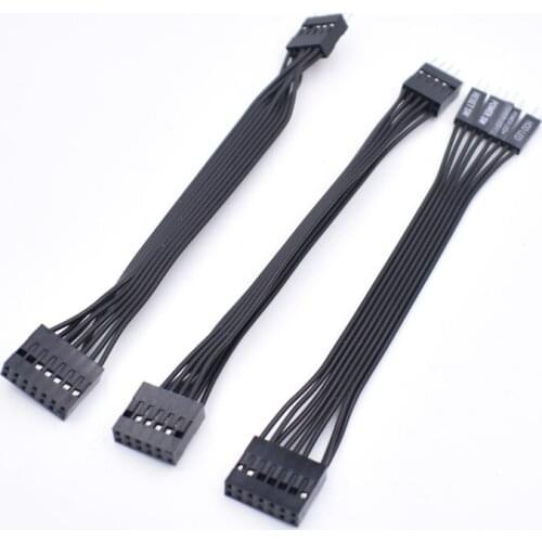 10set/lot 10cm Suitable for Lenovo Motherboards with Ordinary Chassis for Lenovo Transfer Wiring Switch USB Audio Cable
