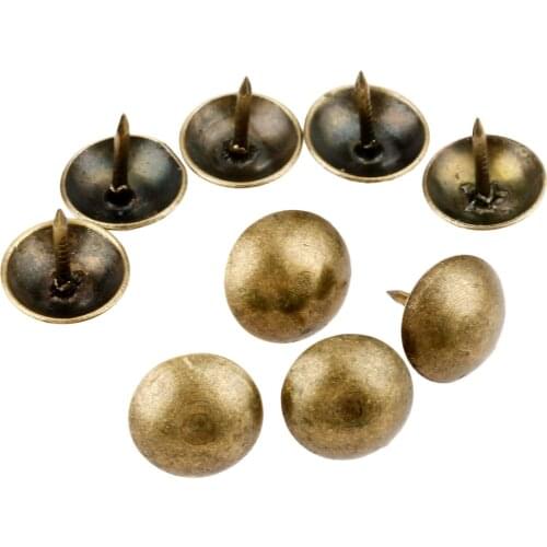 100pcs Upholstery Nail Jewelry Gift Wine Case Box Sofa Decorative Tack Stud Pushpin Door nail 9*9mm