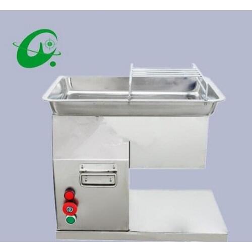 20KG/H Small Table Model Commercial Houshold Double hob meat slicer Stainless steel large vertical slicing machine meat cutter