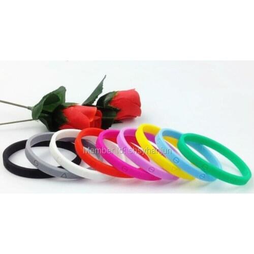 300pcs skinny love wristband silicone bracelets free shipping by DHL