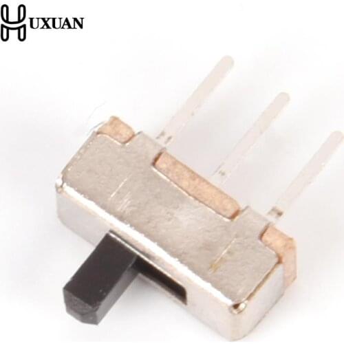 40PCS SS-12D00G3 Slide Switch 2 Position SPDT 1P2T 3Pin PCB Panel Mini Vertical Toggle Switches For DIY Electronic Accessories