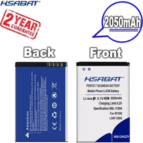 New Arrival [ HSABAT ] 2050mAh Replacement LGIP-330G Battery for LG GM210 KF240 KF245 KF300 KF305 KF330 KM380