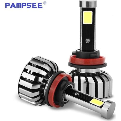 PAMPSEE N7 Car Headlight LED Lamp H1 H3 H4 H7 H13 9007 HB5 80W 6000K Auto External Light Automobile Headlamp Car Light Source