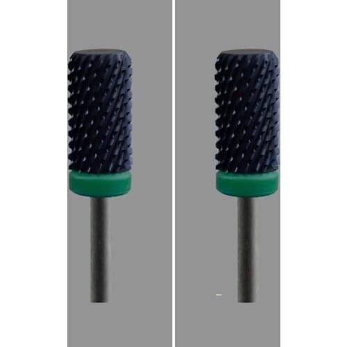 Black Ceramic Nail Drill Bit-4Pcs - Small Barrel Bit - (1091.060)
