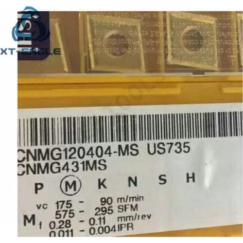 CNMG120404-MS US735 CNMG120408-MS US735 Free shipping! 100% Original brand CNC blade