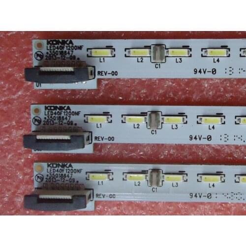 FOR konka LED40F1200AF/NF Article lamp 35018489 35018646 1piece=72LED 498MM