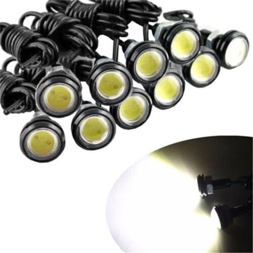 10pcs/lot Fog DRL Daytime 23MM 18MM 9W Daytime Running Light LED Eagle Eye Light White Blue Yellow Red Color DC12V