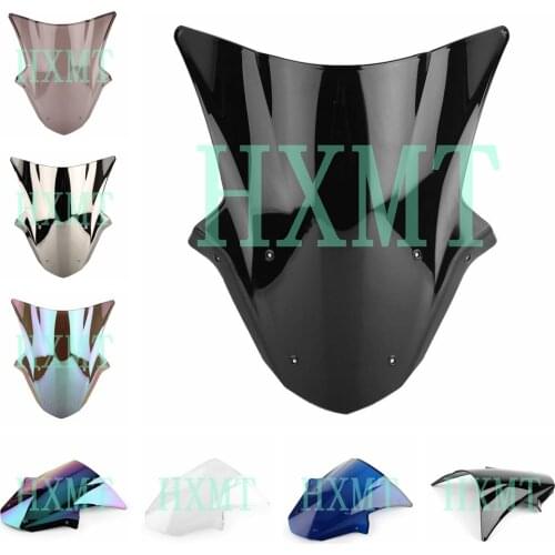 HotSale For Kawasaki ZX10R ZX 10R zx10r 2011 2012 2013 2014 205 11 12 13 14 15 White Windshield WindScreen Double Bubble